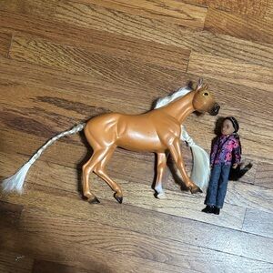 Breyer horse and rider doll set